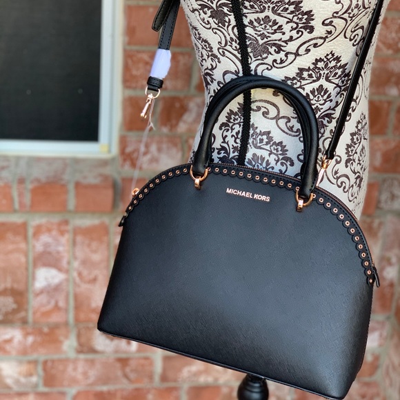 Michael kors Emmy Large dome satchel bag black - Picture 4 of 8